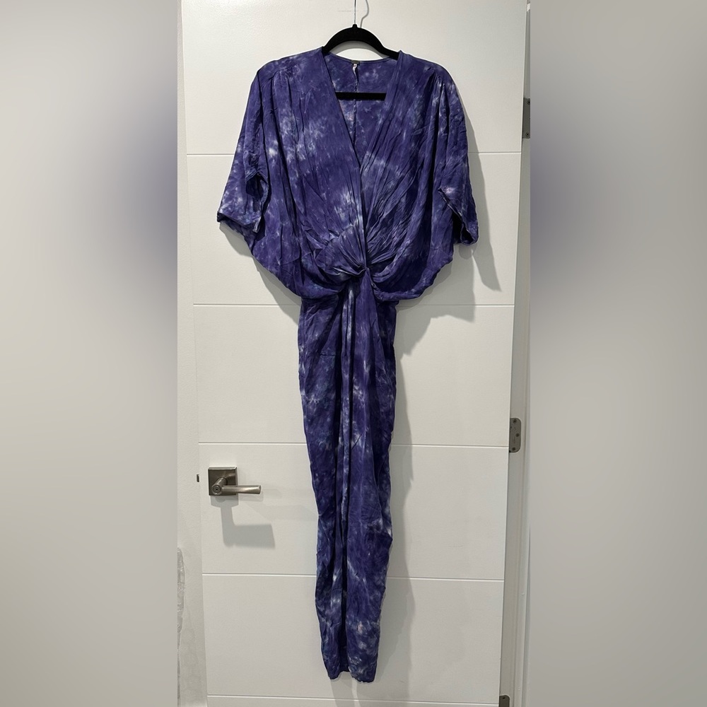 YFB Siren Maxi Dress, Tie-Dye Long Silky - Picture 4 of 9
